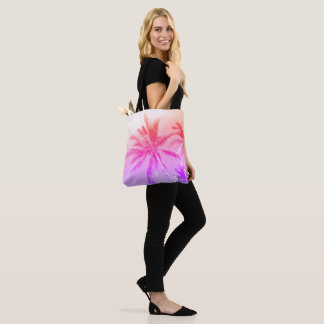 Bolso De Tela Tote Palm Tree Beach