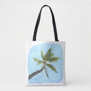 Bolso De Tela Tote Palm Tropical