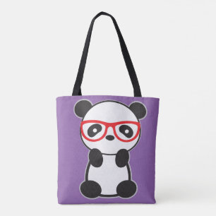 Bolso De Tela Tote Panda Bear Purse - Leon The Panda Bear