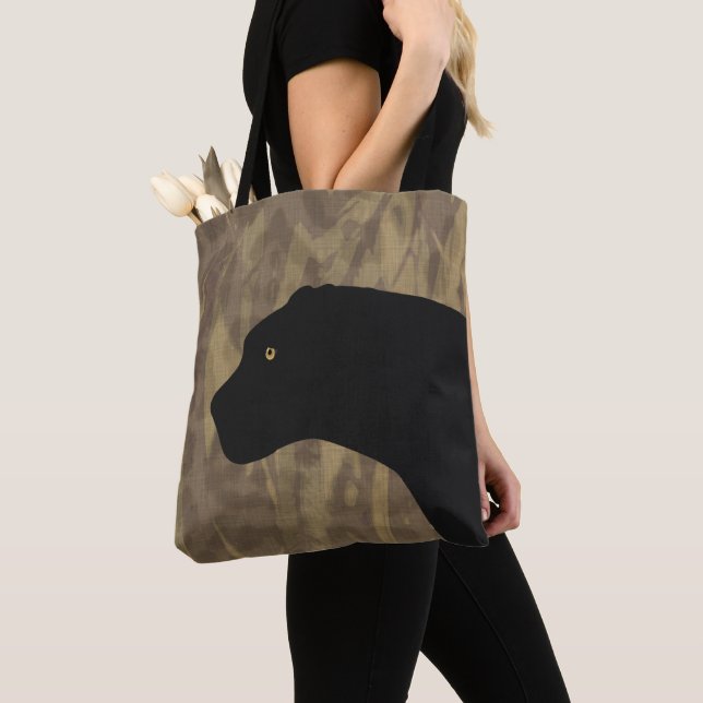 Bolso De Tela Tote Panther Allover (Detalle)