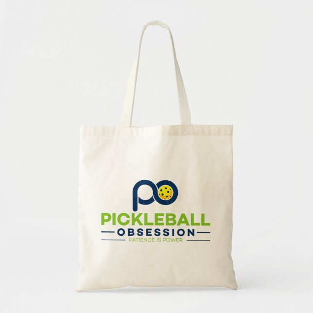 Bolso De Tela Tote para el Pickleball obsesionado (Frente)