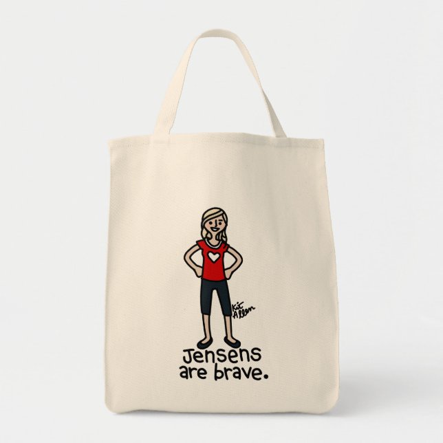 Bolso De Tela Tote para Jenny (Frente)