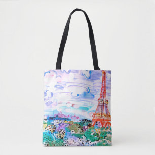 Bolso De Tela Tote Paris Raoul Dufy