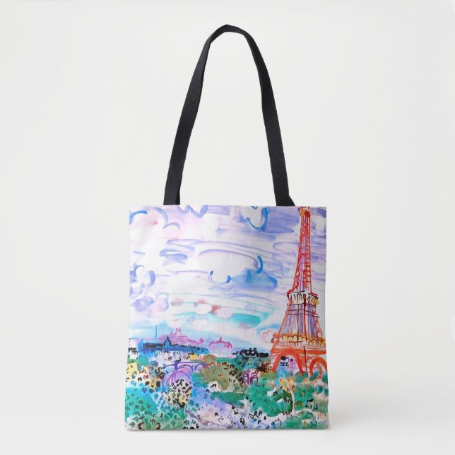 Bolso De Tela Tote Paris Raoul Dufy (Anverso)