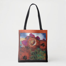 Bolso De Tela Tote Peacin’ Poppies