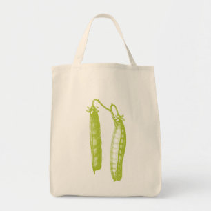 Bolso De Tela Tote Peas Organic Grocery
