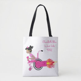 Bolso De Tela Tote perfecto azul de ClaraBelle - BLANCO