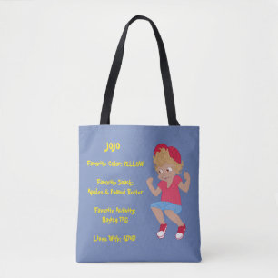 Bolso De Tela Tote perfecto - JoJo (azul)