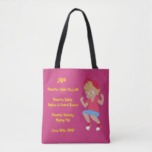 Bolso De Tela Tote perfecto - JoJo (magenta)