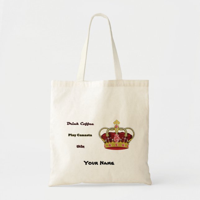 Bolso De Tela Tote personalizado Canasta Queen (Frente)