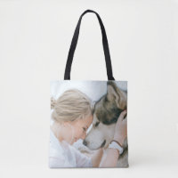 Tote personalizado de foto de doble cara