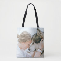 Tote personalizado de foto de doble cara