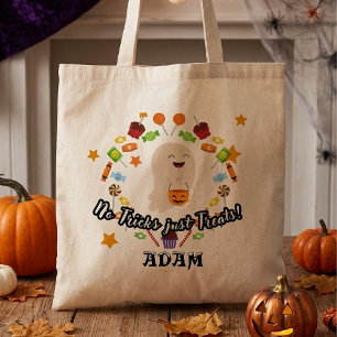 Bolso De Tela Tote Personalizado de Halloween para Niños para Du