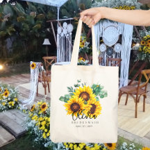 Tote personalizado de la dama de honor | Rústica d