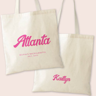 Bolso De Tela Tote personalizado de la Fiesta de la Bachelorette