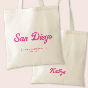 Bolso De Tela Tote personalizado de la fiesta de la soltera de S
