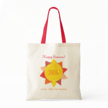 Tote personalizado del regalo del profesor - 2016