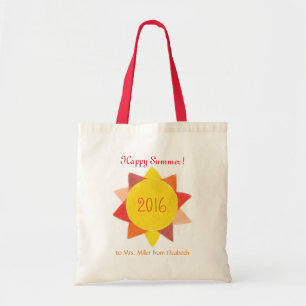 Bolso De Tela Tote personalizado del regalo del profesor - 2016