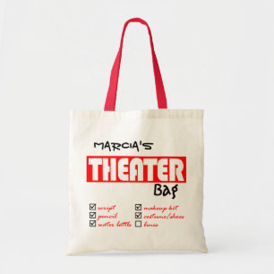 Bolso De Tela Tote personalizado del teatro