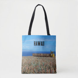 Bolso De Tela Tote personalizado Hawaii Pineapple Farm Ocean Vie