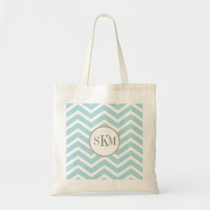 Bolso De Tela Tote personalizado monograma de Chevron