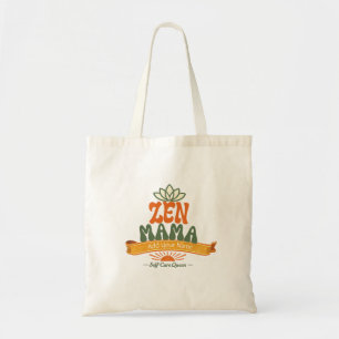 Bolso De Tela Tote Personalizado Retro Zen Mama Yoga Lotus
