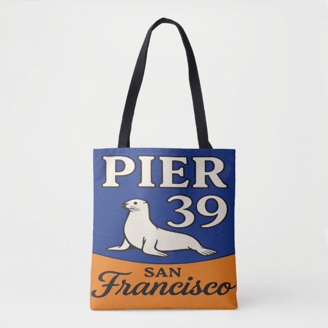 Bolso De Tela Tote Pier 39 (Anverso)