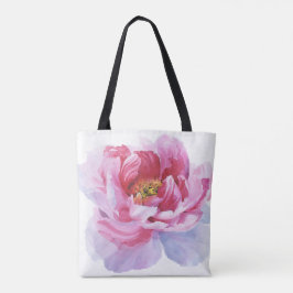 Bolso De Tela Tote Pink Peony