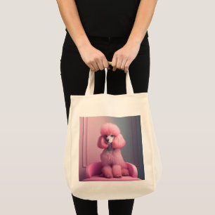 Bolso De Tela Tote PINK POODLE