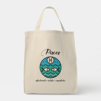 Bolso De Tela Tote Pisces
