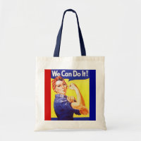 Tote "podemos hacerlo!" Lema Rosie el remachador