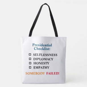 Bolso De Tela tote político, Tote anti-Trump
