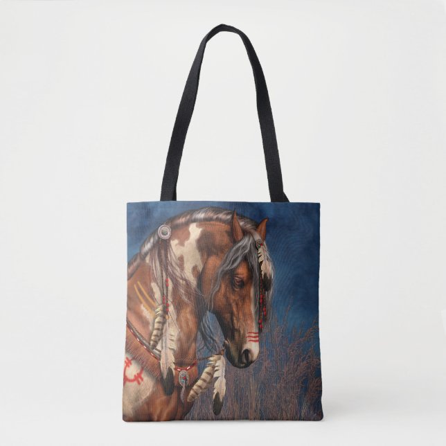 Bolso De Tela Tote Pony de Guerra (Anverso)