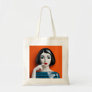 Bolso De Tela Tote Pop de París