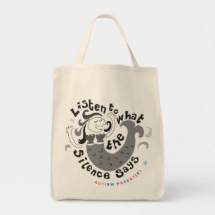 Bolso De Tela Tote potencial de los ultramarinos del autismo