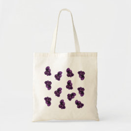 Bolso De Tela Tote presupuestario de Amethyst Crystal Stone