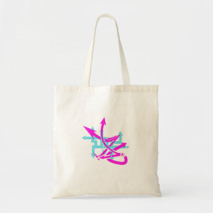 Bolso De Tela Tote presupuestario de flechas abstractas