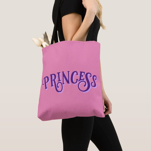 Bolso De Tela Tote Princess (Detalle)