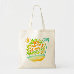 Bolso De Tela Tote Punta Cana Beach