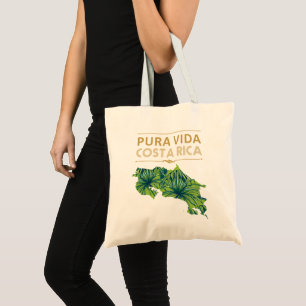 Bolso De Tela Tote Pura Vida Costa Rica