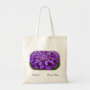 Bolso De Tela Tote Purple Wildflower