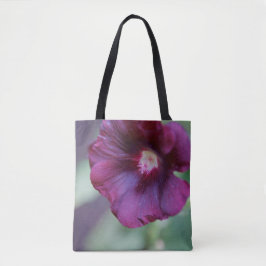 Bolso De Tela Tote púrpura de la flor