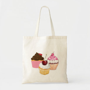 Bolso De Tela Tote que hace compras de las magdalenas