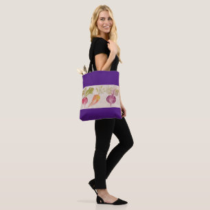Bolso De Tela Tote - Radish acuarela, zanja, remolacha