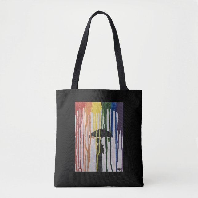 Bolso De Tela TOTE RAINbow (Anverso)