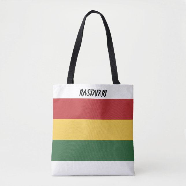 Bolso De Tela Tote Rastafari (Anverso)