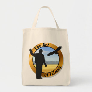 Bolso De Tela Tote redondo de medallón de Falconer