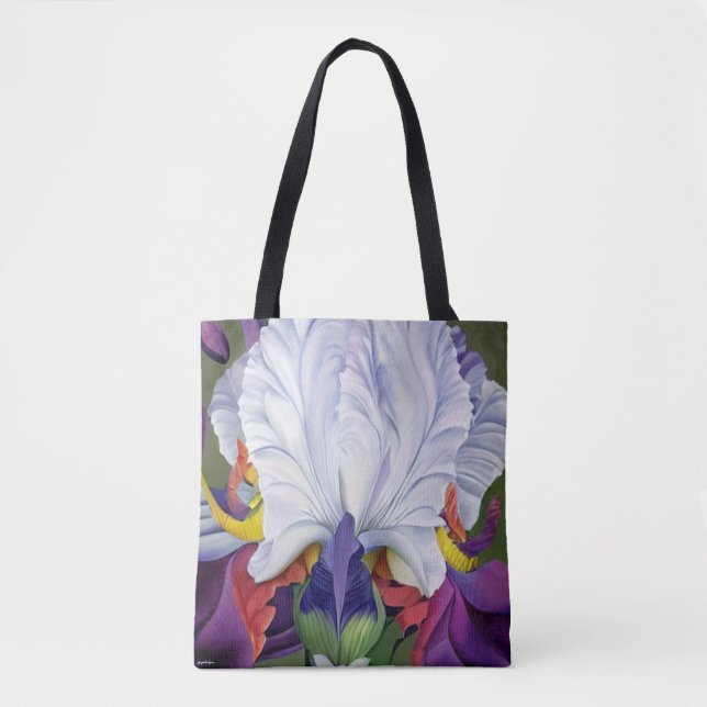 Bolso De Tela Tote Regal Purple Iris (Anverso)
