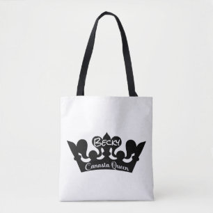 Bolso De Tela Tote Reina Canasta