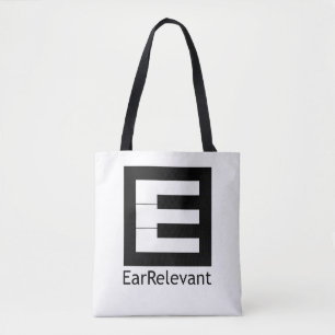 Bolso De Tela Tote relevante del oído